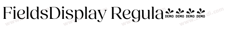 FieldsDisplay Regula字体转换